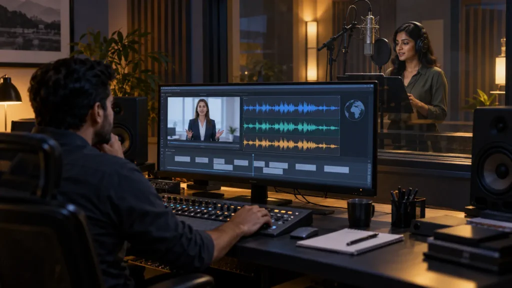Al video production for multilingual content